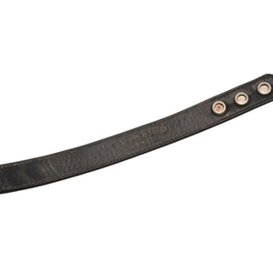 CHROME HEARTS クロムハーツ 3BTN 2SNP 3ボタン 2スナップ レザーブレスレット 重量約36.86g 全長24.5cm クロスボール 美品 中古 4a000967