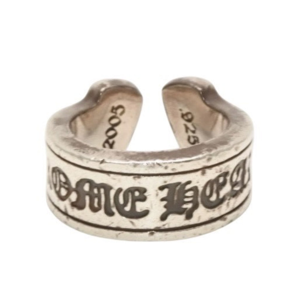 CHROME HEARTS クロムハーツ SM SCROLL LABEL スモール スクロールラベルリング 15.5g サイズ12号 リング シルバー925 美品 中古 4a000971