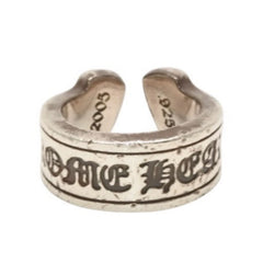 CHROME HEARTS SM SCROLL LABEL Small Scroll Label Ring 15.5g Size 12 Ring Silver 925 Good Condition Used 4a000971