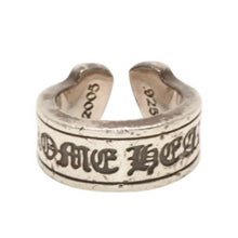 将图片加载到图库查看器中。 CHROME HEARTS クロムハーツ SM SCROLL LABEL スモール スクロールラベルリング 15.5g サイズ12号 リング シルバー925 美品 中古 4a000971