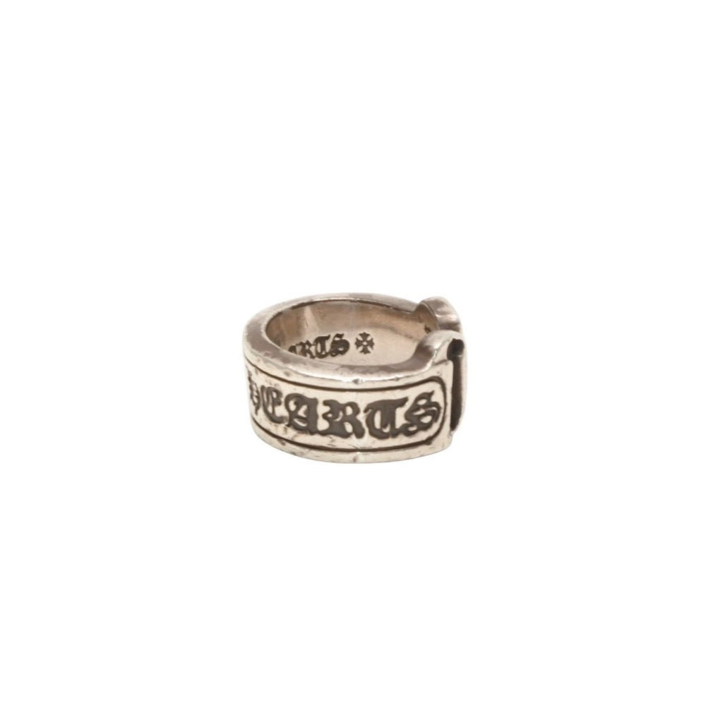 CHROME HEARTS SM SCROLL LABEL Small Scroll Label Ring 15.5g Size 12 Ring Silver 925 Good Condition Used 4a000971