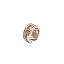 将图片加载到图库查看器中。 CHROME HEARTS クロムハーツ SM SCROLL LABEL スモール スクロールラベルリング 15.5g サイズ12号 リング シルバー925 美品 中古 4a000971