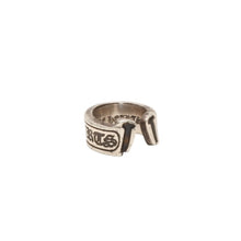 将图片加载到图库查看器中。 CHROME HEARTS クロムハーツ SM SCROLL LABEL スモール スクロールラベルリング 15.5g サイズ12号 リング シルバー925 美品 中古 4a000971
