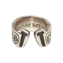 将图片加载到图库查看器中。 CHROME HEARTS クロムハーツ SM SCROLL LABEL スモール スクロールラベルリング 15.5g サイズ12号 リング シルバー925 美品 中古 4a000971