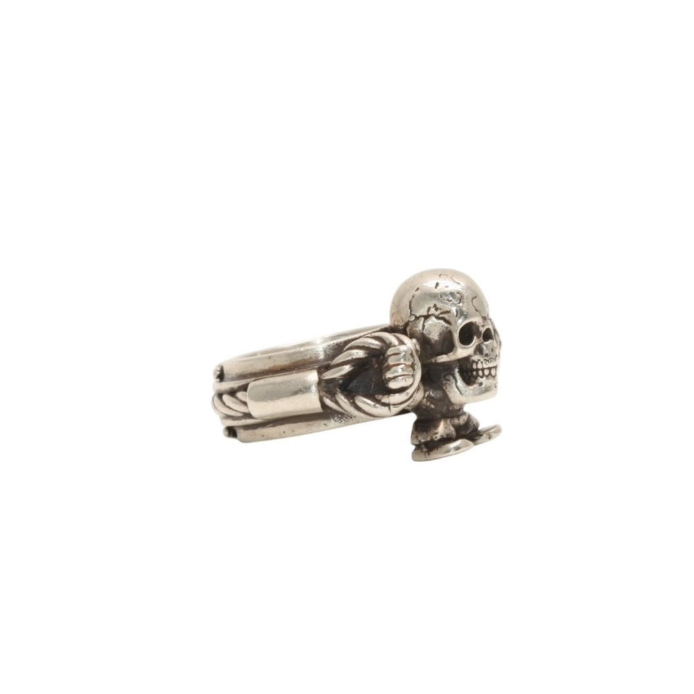 CHROME HEARTS FT HRRSTTR CABLE SML Foti Harris Teeter Cable Ring Weight Approx. 17.3g Size 8.5 Good Condition Used 4a000959