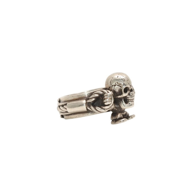 CHROME HEARTS クロムハーツ FT HRRSTTR CABLE SML フォティ ハリスティーター ケーブルリング 重量約17.3g サイズ8.5号 美品 中古 4a000959