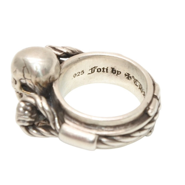 CHROME HEARTS クロムハーツ FT HRRSTTR CABLE SML フォティ ハリスティーター ケーブルリング 重量約17.3g サイズ8.5号 美品 中古 4a000959