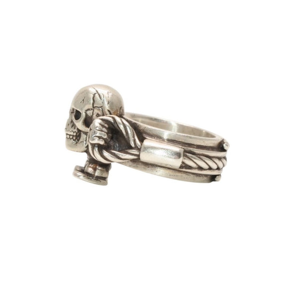 CHROME HEARTS クロムハーツ FT HRRSTTR CABLE SML フォティ ハリスティーター ケーブルリング 重量約17.3g サイズ8.5号 美品 中古 4a000959