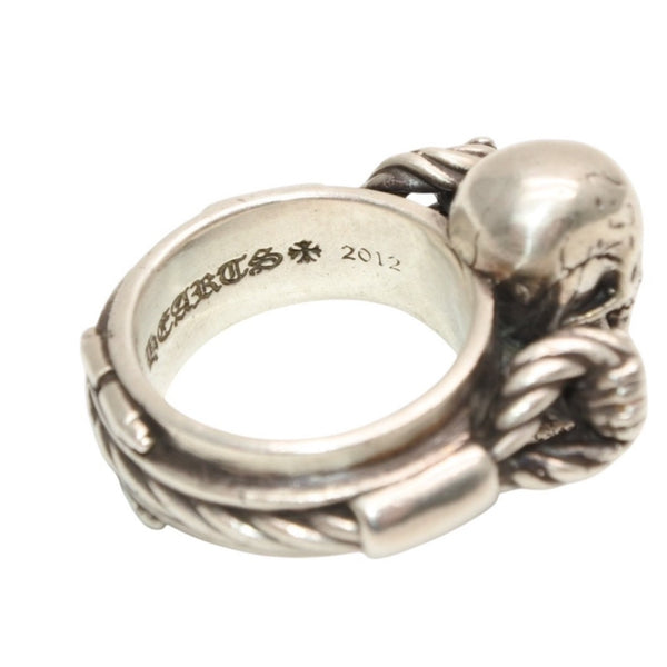 CHROME HEARTS クロムハーツ FT HRRSTTR CABLE SML フォティ ハリスティーター ケーブルリング 重量約17.3g サイズ8.5号 美品 中古 4a000959