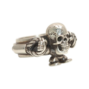 CHROME HEARTS クロムハーツ FT HRRSTTR CABLE SML フォティ ハリスティーター ケーブルリング 重量約17.3g サイズ8.5号 美品 中古 4a000959