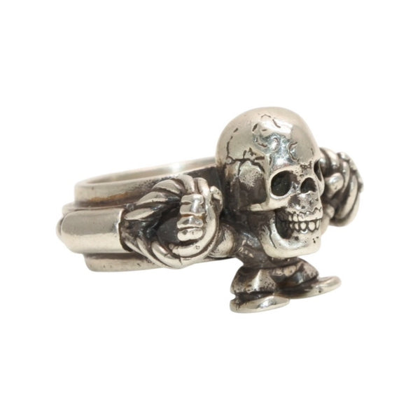 CHROME HEARTS クロムハーツ FT HRRSTTR CABLE SML フォティ ハリスティーター ケーブルリング 重量約17.3g サイズ8.5号 美品 中古 4a000959