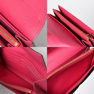 LOUIS VUITTON ルイヴィトン 長財布 M93747 ポルトフォイユ・サラ ブラック マルチカラー ゴールド金具 M93747 美品 中古 4a009654