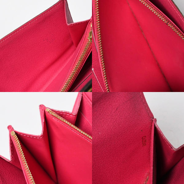 LOUIS VUITTON ルイヴィトン 長財布 M93747 ポルトフォイユ・サラ ブラック マルチカラー ゴールド金具 M93747 美品 中古 4a009654