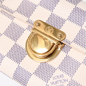 LOUIS VUITTON ルイヴィトン 財布 三つ折り財布 ポルトフォイユ・コアラ ダミエアズールキャンバス ホワイト アイボリー N60013 美品 中古 4a009797