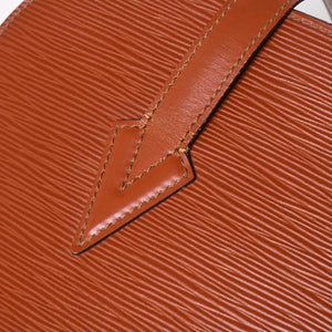 LOUIS VUITTON ルイヴィトン エピ リュサック ワンショルダーバッグ M52282 ブラック レザー 美品 中古 4a009662