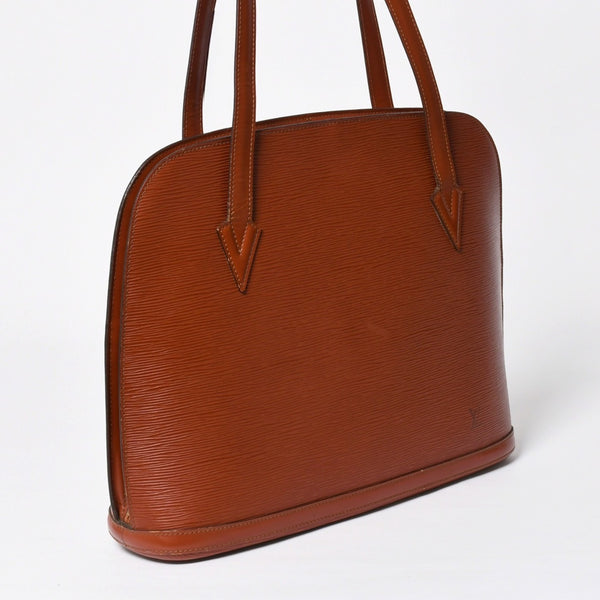 LOUIS VUITTON ルイヴィトン エピ リュサック ワンショルダーバッグ M52282 ブラック レザー 美品 中古 4a009662