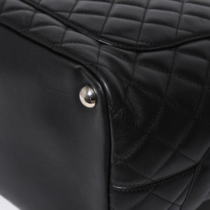 Very Good Condition CHANEL Cambon Line Large Tote Bag No. 9 A25169 Coco Mark Calfskin Patent Leather Black Used 4a009708
