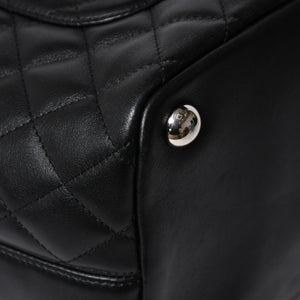 Very Good Condition CHANEL Cambon Line Large Tote Bag No. 9 A25169 Coco Mark Calfskin Patent Leather Black Used 4a009708