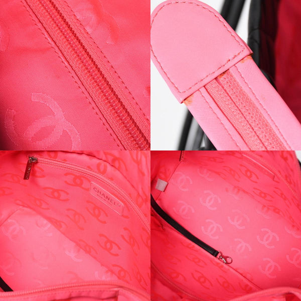 Very Good Condition CHANEL Cambon Line Large Tote Bag No. 9 A25169 Coco Mark Calfskin Patent Leather Black Used 4a009708