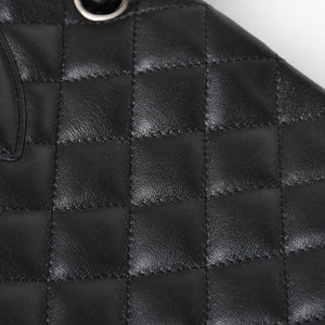 Very Good Condition CHANEL Cambon Line Large Tote Bag No. 9 A25169 Coco Mark Calfskin Patent Leather Black Used 4a009708