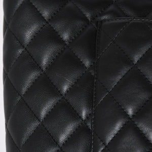 Very Good Condition CHANEL Cambon Line Large Tote Bag No. 9 A25169 Coco Mark Calfskin Patent Leather Black Used 4a009708
