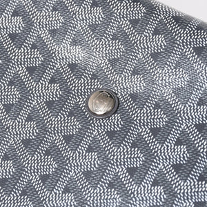 極美品 GOYARD ゴヤール カペシアン MM メッセンジャー ショルダーバッグ ゴヤールディンキャンバス シュヴロッシュカーフスキン グレー 中古 4a009753