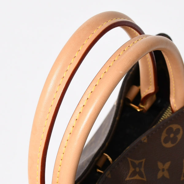 極美品 LOUIS VUITTON ルイヴィトン モンテーニュPM 2WAYバッグ ハンドバッグ ショルダーバッグ M5932J ブラウン ゴールド金具 中古 4a009806