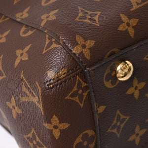 極美品 LOUIS VUITTON ルイヴィトン モンテーニュPM 2WAYバッグ ハンドバッグ ショルダーバッグ M5932J ブラウン ゴールド金具 中古 4a009806