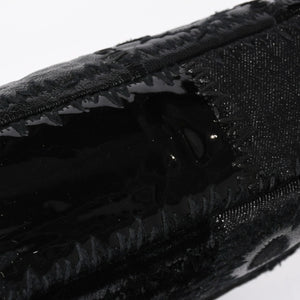 極美品 CHANEL シャネル パッチワーク チェーントートバッグ 25番台 ココマーク キャンバス デニム ツイード パテント レザー 中古 4a009721