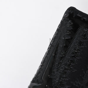極美品 CHANEL シャネル パッチワーク チェーントートバッグ 25番台 ココマーク キャンバス デニム ツイード パテント レザー 中古 4a009721
