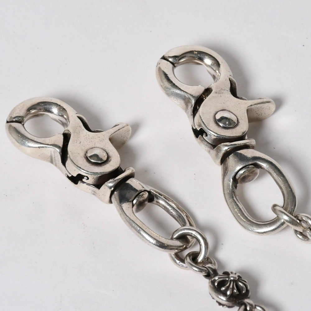 CHROME HEARTS Chrome Hearts #2 Multiball Long Wallet Chain 2 Clips Weight Approx. 231.0g Total Length Approx. 64cm 21 Links Good Condition Used 4a009387