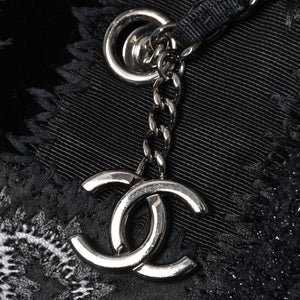 極美品 CHANEL シャネル パッチワーク チェーントートバッグ 25番台 ココマーク キャンバス デニム ツイード パテント レザー 中古 4a009721