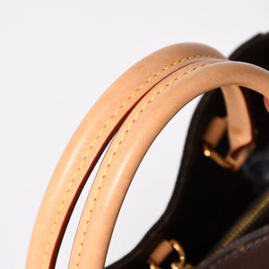 極美品 LOUIS VUITTON ルイヴィトン モンテーニュMM 2WAYバッグ ハンドバッグ ショルダーバッグ M41056 ブラウン ゴールド金具 中古 4a009745