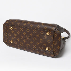 極美品 LOUIS VUITTON ルイヴィトン モンテーニュMM 2WAYバッグ ハンドバッグ ショルダーバッグ M41056 ブラウン ゴールド金具 中古 4a009745