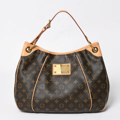 極美品 LOUIS VUITTON ルイヴィトン ガリエラPM モノグラム ハンドバッグ ホワイト M56382 PVC レザー 中古 4a009777