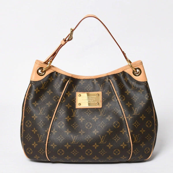 極美品 LOUIS VUITTON ルイヴィトン ガリエラPM モノグラム ハンドバッグ ホワイト M56382 PVC レザー 中古 4a009777