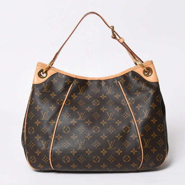 極美品 LOUIS VUITTON ルイヴィトン ガリエラPM モノグラム ハンドバッグ ホワイト M56382 PVC レザー 中古 4a009777