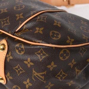 極美品 LOUIS VUITTON ルイヴィトン ガリエラPM モノグラム ハンドバッグ ホワイト M56382 PVC レザー 中古 4a009777