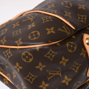 極美品 LOUIS VUITTON ルイヴィトン ガリエラPM モノグラム ハンドバッグ ホワイト M56382 PVC レザー 中古 4a009777