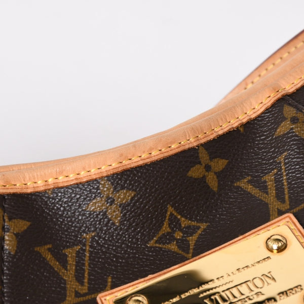 極美品 LOUIS VUITTON ルイヴィトン ガリエラPM モノグラム ハンドバッグ ホワイト M56382 PVC レザー 中古 4a009777