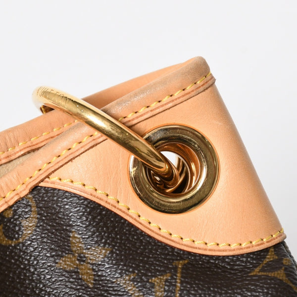 極美品 LOUIS VUITTON ルイヴィトン ガリエラPM モノグラム ハンドバッグ ホワイト M56382 PVC レザー 中古 4a009777