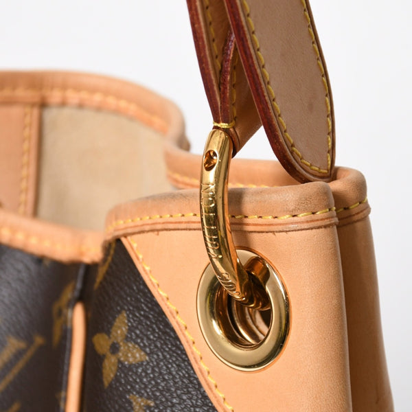 極美品 LOUIS VUITTON ルイヴィトン ガリエラPM モノグラム ハンドバッグ ホワイト M56382 PVC レザー 中古 4a009777