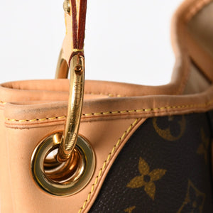 極美品 LOUIS VUITTON ルイヴィトン ガリエラPM モノグラム ハンドバッグ ホワイト M56382 PVC レザー 中古 4a009777