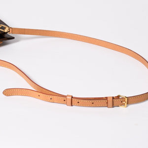 Like new LOUIS VUITTON Petite Sac Pla 2WAY bag M69442 Monogram Brown Gold hardware Used 4a009741