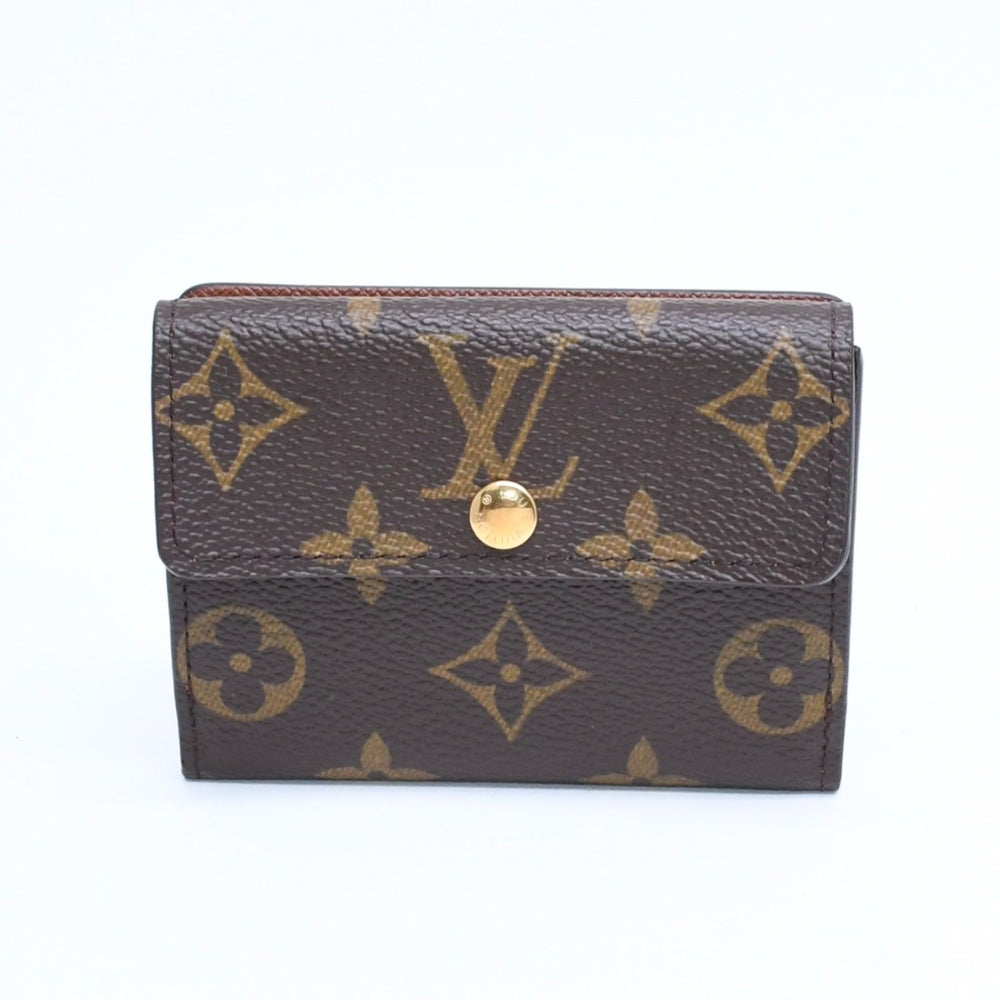 極美品 LOUIS VUITTON ルイヴィトン モノグラム ラドロー 二つ折り財布 財布 コインケース カードホルダー ゴールド金具 中古 4a009749