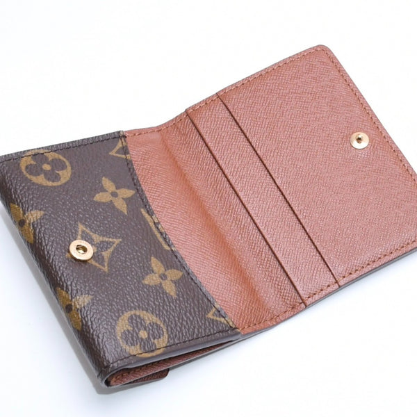 極美品 LOUIS VUITTON ルイヴィトン モノグラム ラドロー 二つ折り財布 財布 コインケース カードホルダー ゴールド金具 中古 4a009749