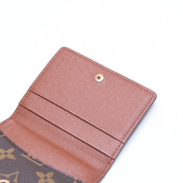 極美品 LOUIS VUITTON ルイヴィトン モノグラム ラドロー 二つ折り財布 財布 コインケース カードホルダー ゴールド金具 中古 4a009749