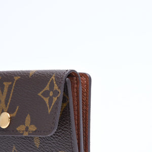 極美品 LOUIS VUITTON ルイヴィトン モノグラム ラドロー 二つ折り財布 財布 コインケース カードホルダー ゴールド金具 中古 4a009749