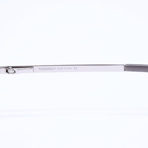 極美品 CHANEL シャネル リムレス ココマーク サングラス アイウェア シルバーフレーム ライトグレー 4092-B サイズ62◻︎15 120 中古 4a010064