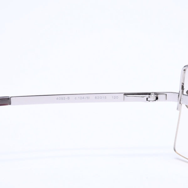 極美品 CHANEL シャネル リムレス ココマーク サングラス アイウェア シルバーフレーム ライトグレー 4092-B サイズ62◻︎15 120 中古 4a010064